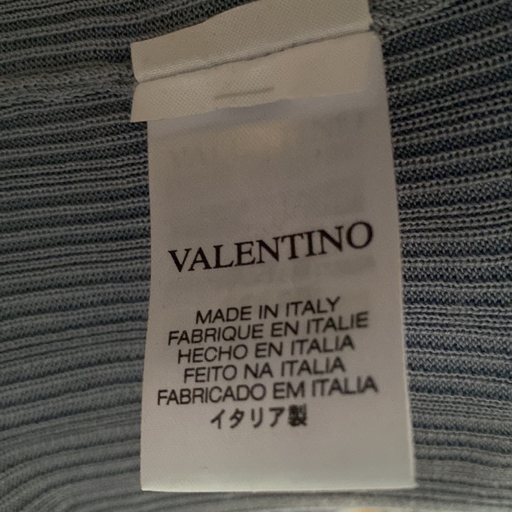 NWT Auth VALENTINO knitted TOP/Sweater/blouse 100% Silk sz S/6-US/42 Italy - Picture 6 of 9